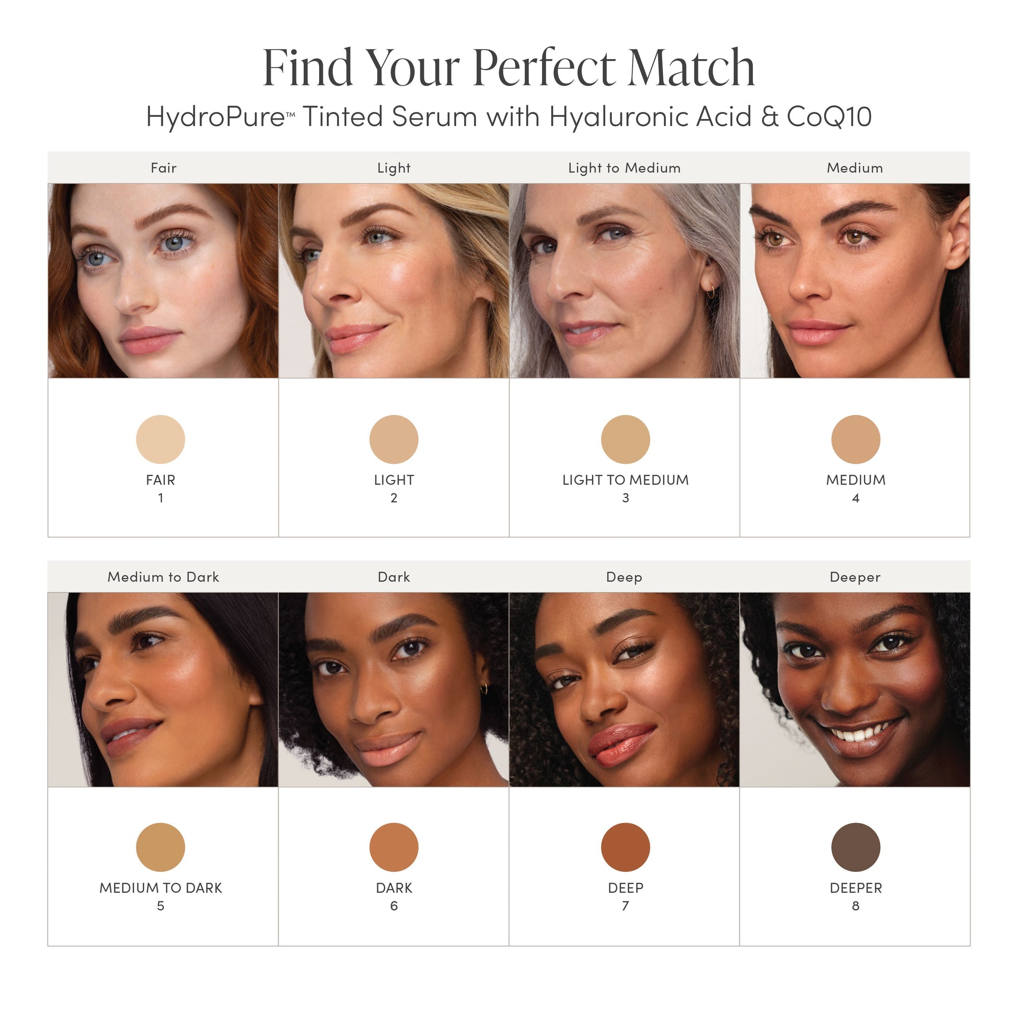 JANE IREDALE | HydroPure™ Tinted Serum with Hyaluronic Acid & CoQ10