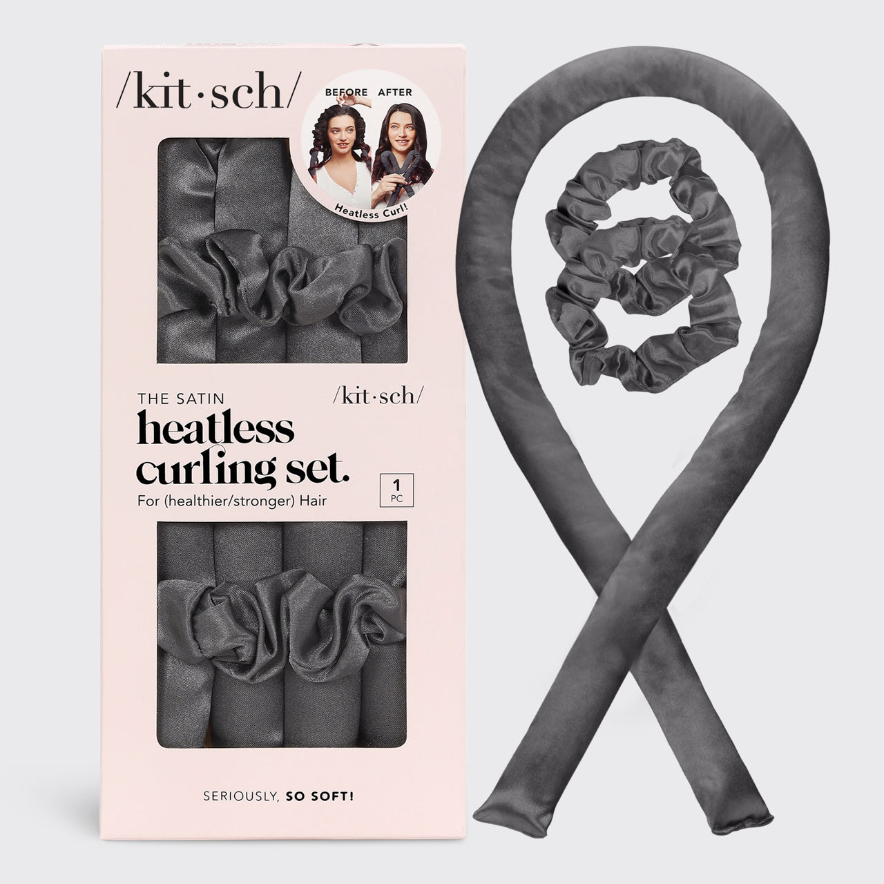 Kitsch |Satin Heatless Curling set