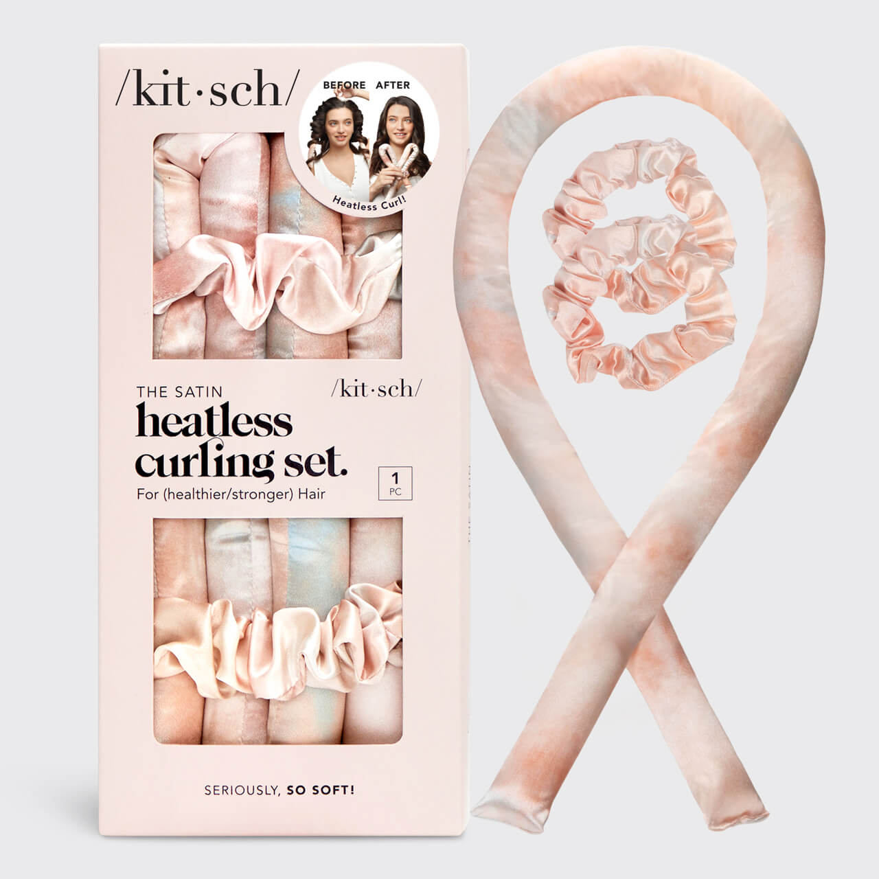 Kitsch |Satin Heatless Curling set