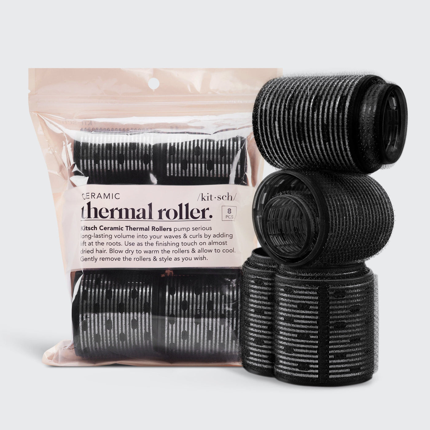 Kitsch Ceramic Thermal Rollers 8pc