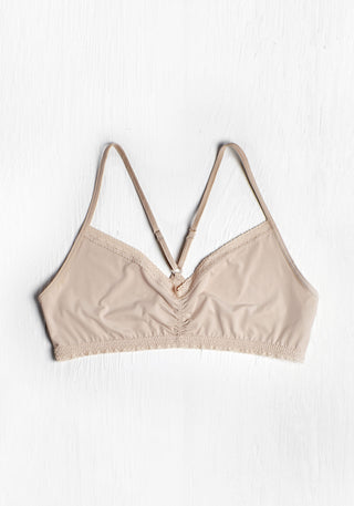 The Nude Micro Lace Trimmed Bralette | Blush