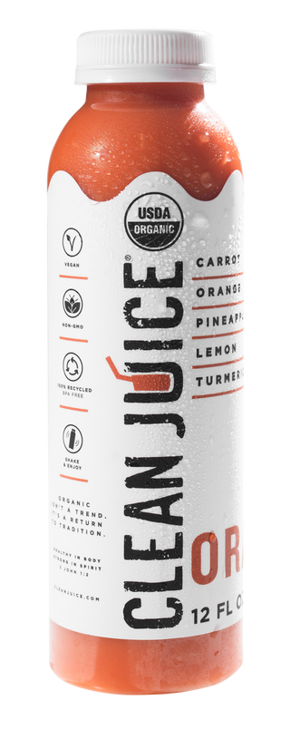 ORANGE Cold-Pressed Juice 12oz | Clean Juice (In-Store Pickup Only!)