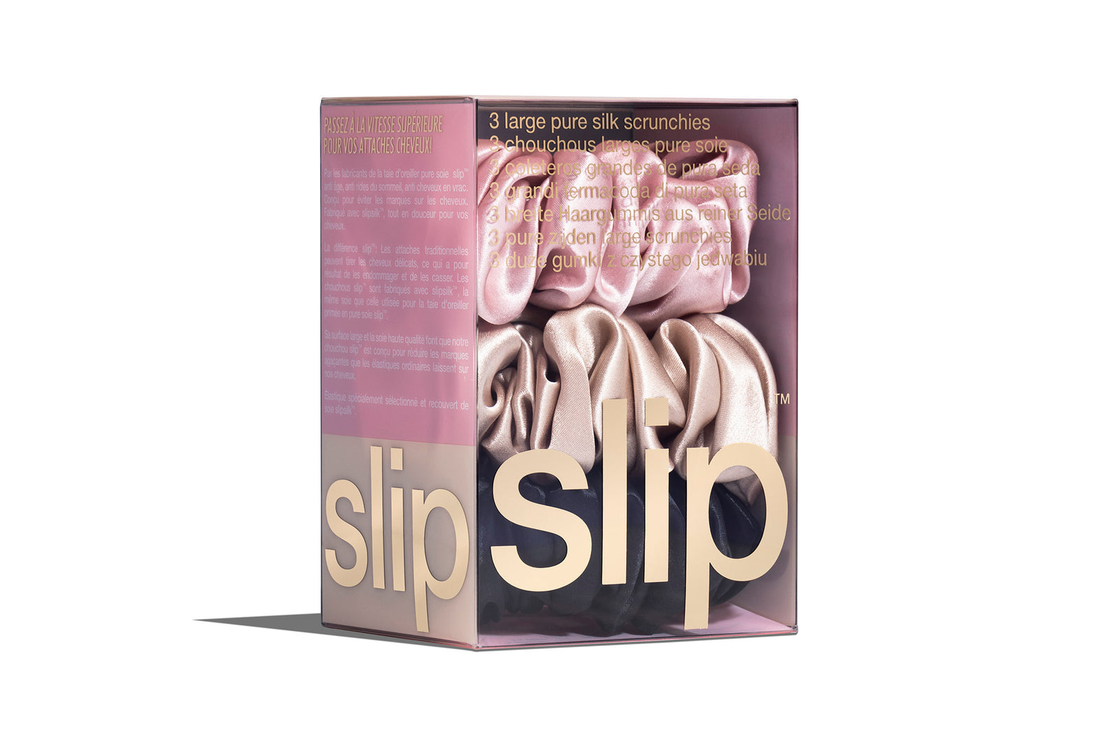 SLIP silk scrunchie 3pk (large)